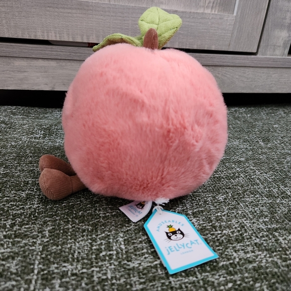 NWT Jellycat Amuseables Peach Plush Toy - Picture 6 of 9